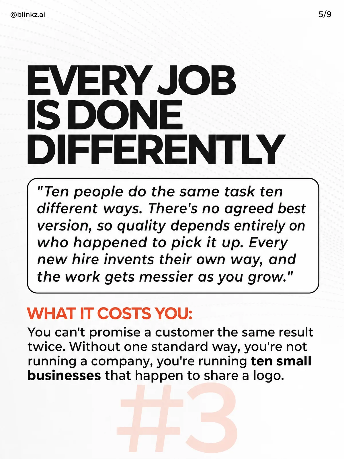 What an operations audit actually finds, slide 5 of 10