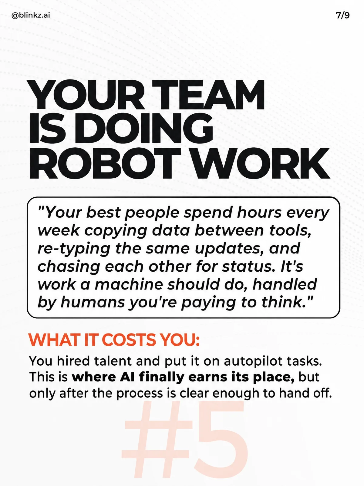 What an operations audit actually finds, slide 7 of 10